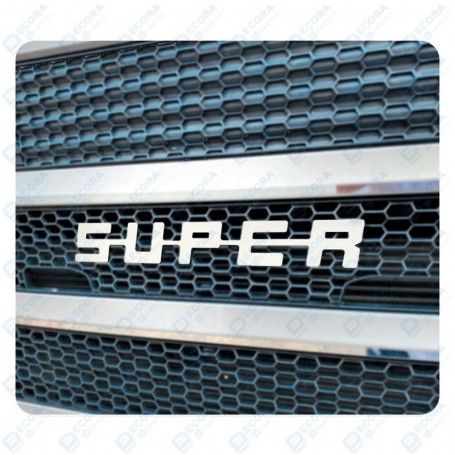Logo SUPER Acero Inoxidable Scania Universal
