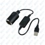 Transformador de Puerto USB a Toma 12V