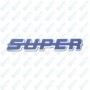 Emblema SUPER Scania LED Blanco