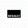 Juego Faldillas Traseras Negras Con Logo Renault