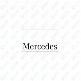 Juego Faldillas Traseras Blancas Con Logo Mercedes